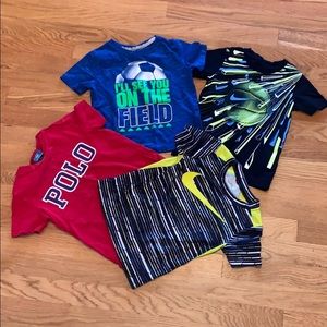 Lot of 4 boys shirts
